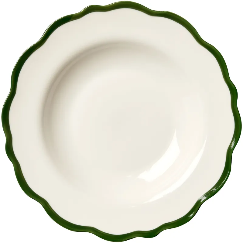 Decotique Fleur skål 23 cm, mørkegrøn