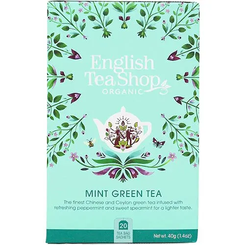 Mint Green Tea Øko - 20 breve
