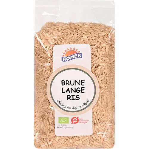 Lange brune ris Øko. - 500 gram