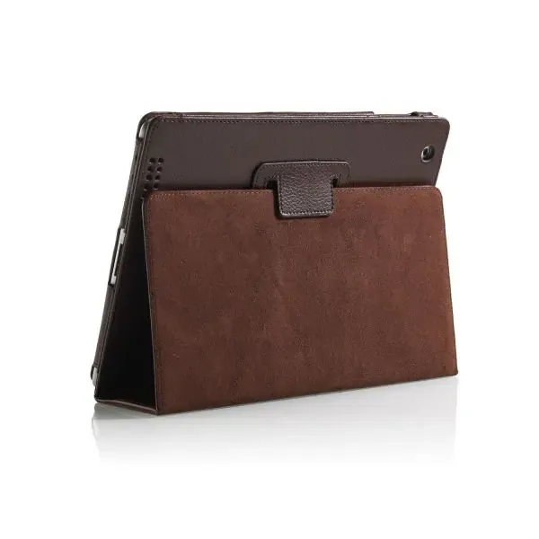 Lædertaske /-holder til iPad Air 2 & iPad Pro 9,7". Brun.