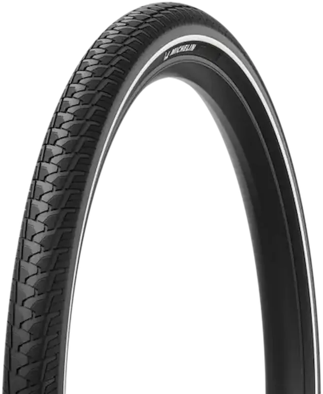 Michelin City Touring Non Folding Tire 28x1.65/1.85 - Black/Black