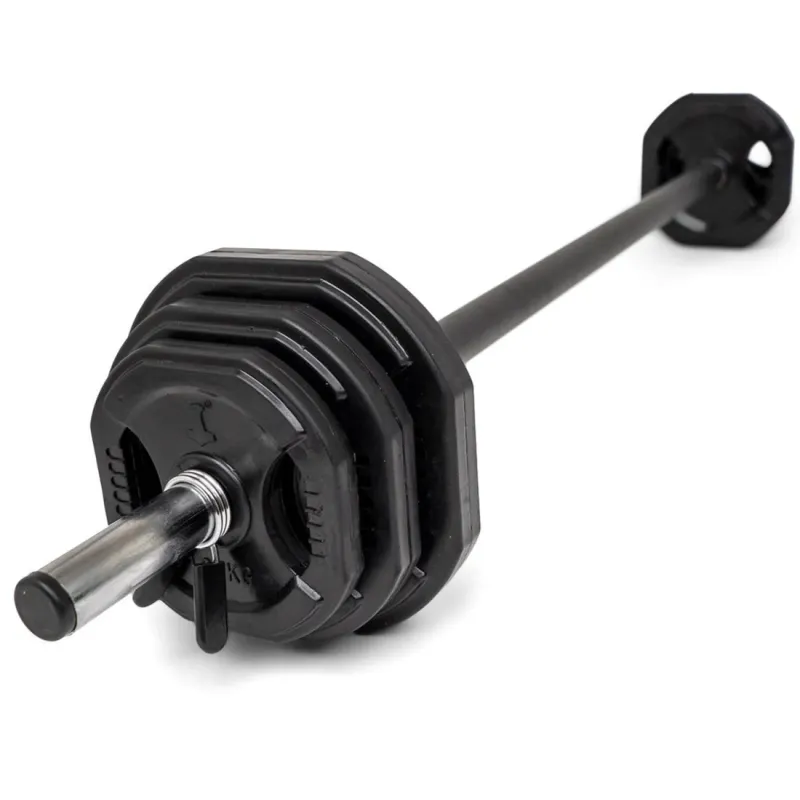 Aerobic vægtstang-sæt på ca. 20 kg (Nordic Strength)