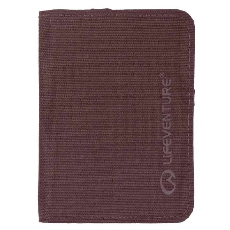 Lifeventure RFID Card Wallet, blommerød