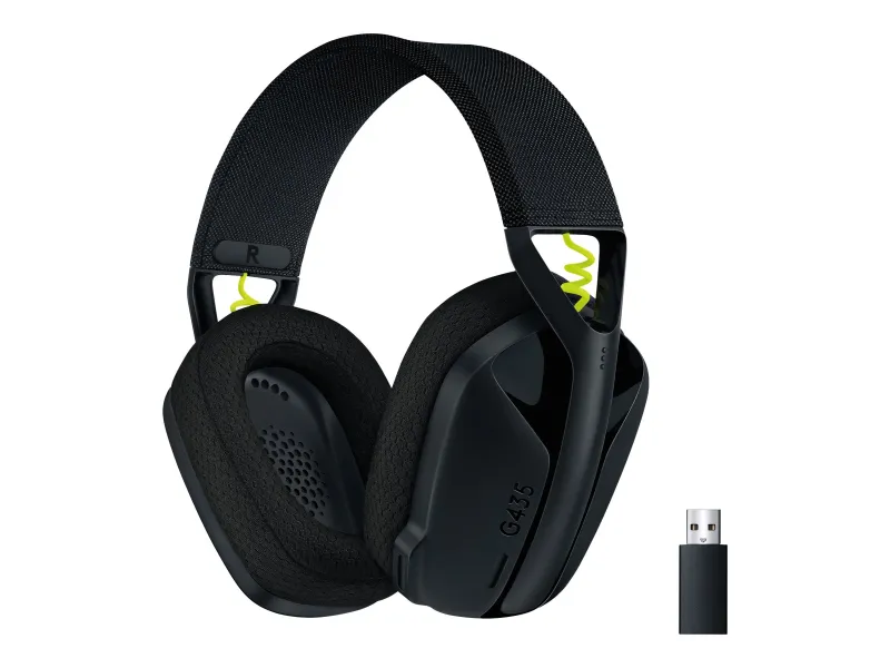 Logitech Lightspeed G435 Trådløs Headset Sort Hovedtelefoner