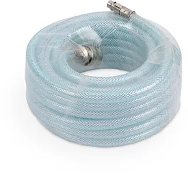 Trykluftslange 1/4" 10 meter PVC