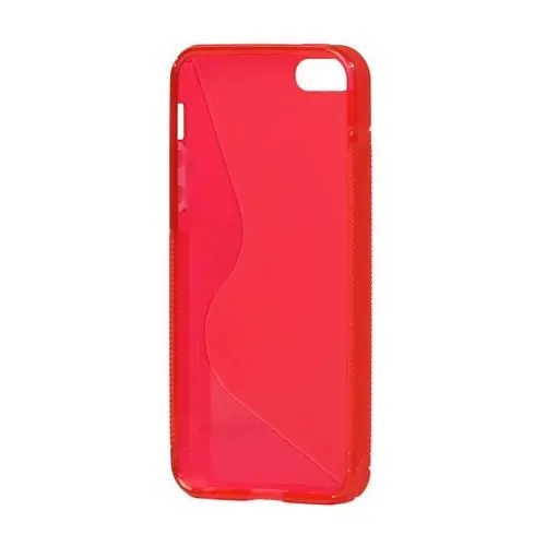 S-Line TPU cover til iPhone 5/5S/SE. Rød.