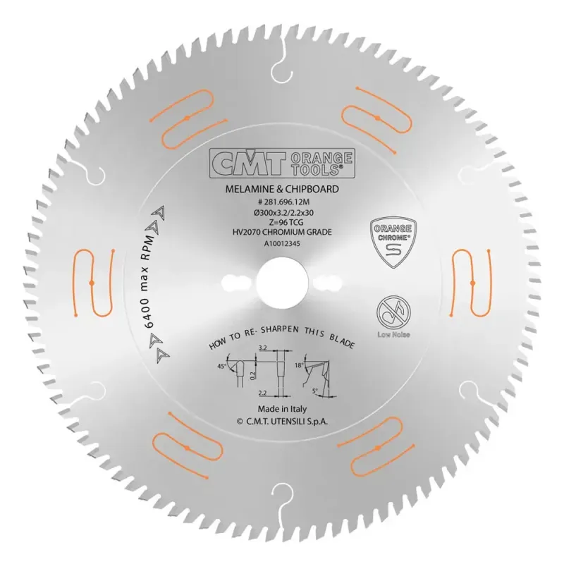 CMT Klinge 250x3,2x30 Z80 TF Chrom - 281.680.10M
