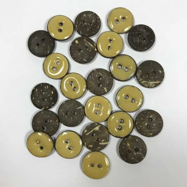 Kokosknapper 23 mm (1stk)  Sandsten