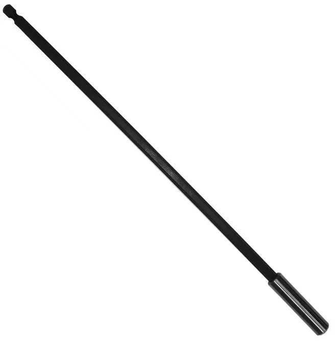 Bitsholder med magnet 1/4" x  200 mm lang
