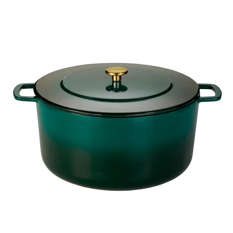 Combekk Støbejernsgryde Ø32 cm/12 liter, grøn