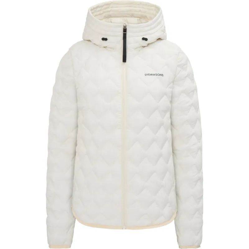 Didriksons Evelyn, fiberdunjakke, dame, white foam