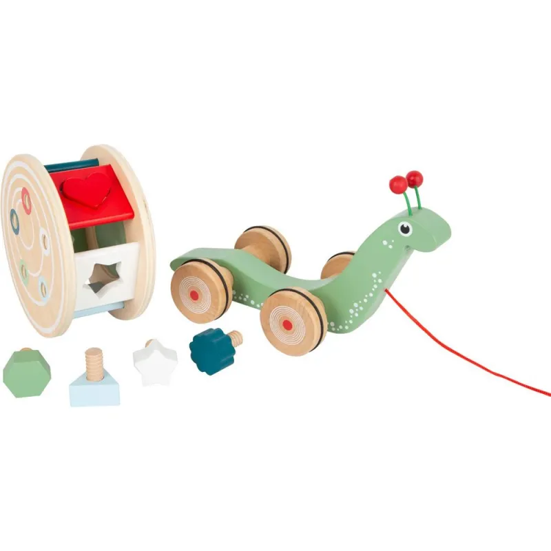 Pull-Along Snegl m/puttekasse