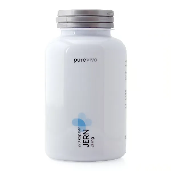 Pureviva Jern (21 mg) (270 kaps)