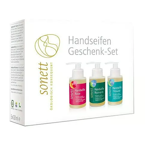 Sonett Gavesæt 3 Håndsæber x 120 Ml (360 ml)