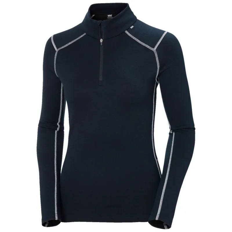 Helly Hansen Lifa Merino Midweight 1/2 Zip, dame, navy