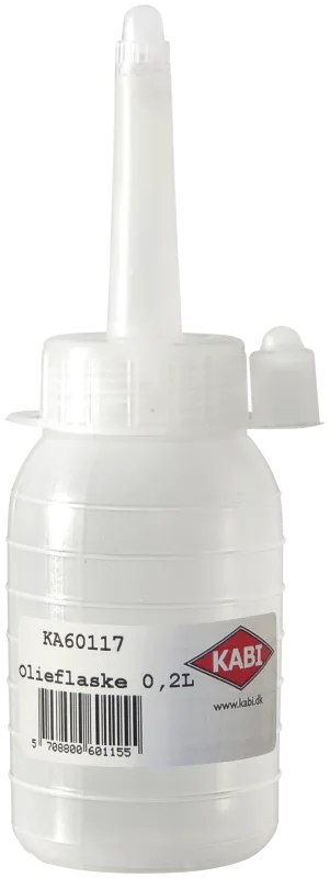 Plastflaske m/plasttud 0,2 ltr