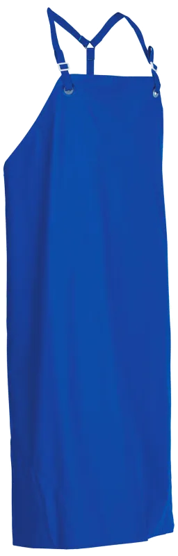 Forklæde m/ringe t/seler PVC/PU 035800 blå XL