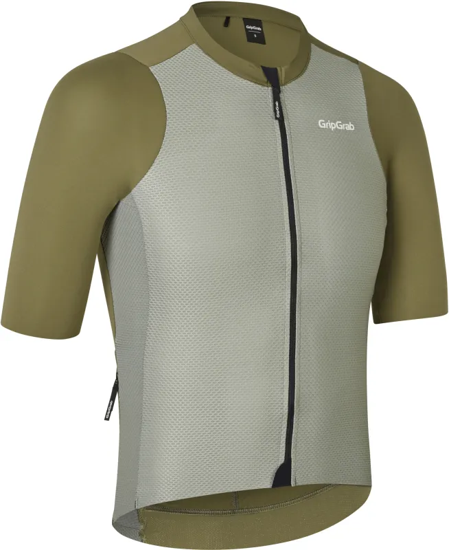 GripGrab Airflow Kortærmet Letvægts Cykeltrøje - Olive Green