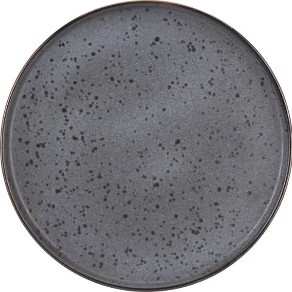 Tallerken Stentøj 27cm Sort