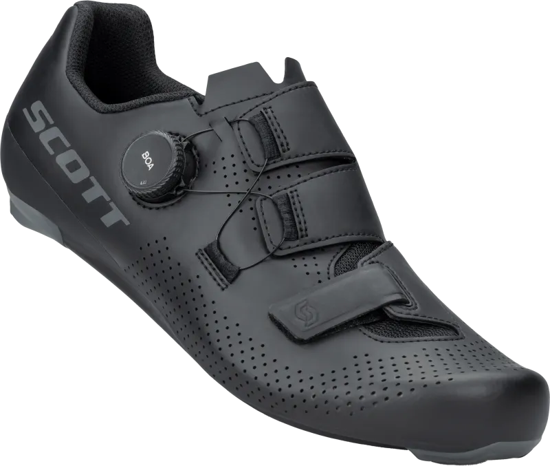 Scott Shoe Road Team Boa - Matt Black Dark Grey
