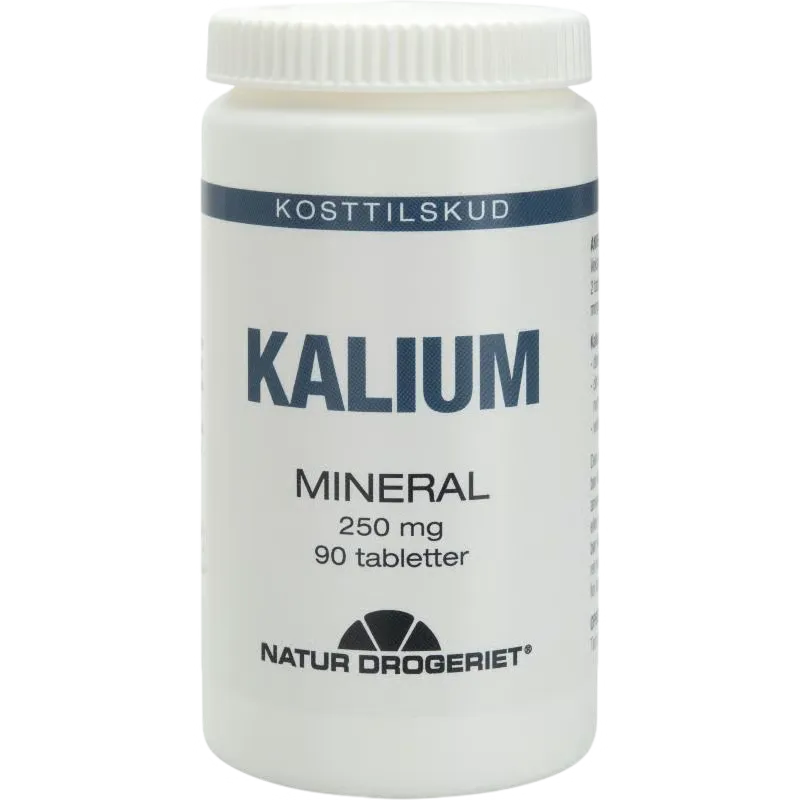 Natur Drogeriet Kalium 250 mg (90 tabl)