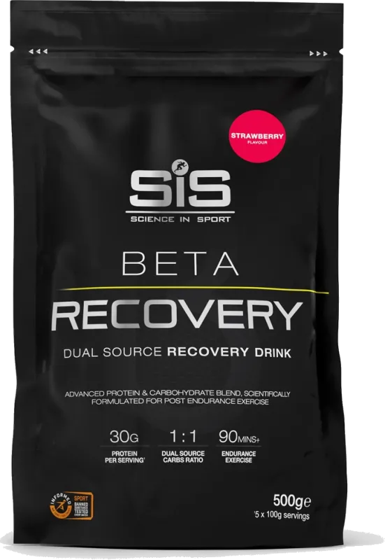 SIS Beta Fuel Recovery Strawberry Powder - 500g