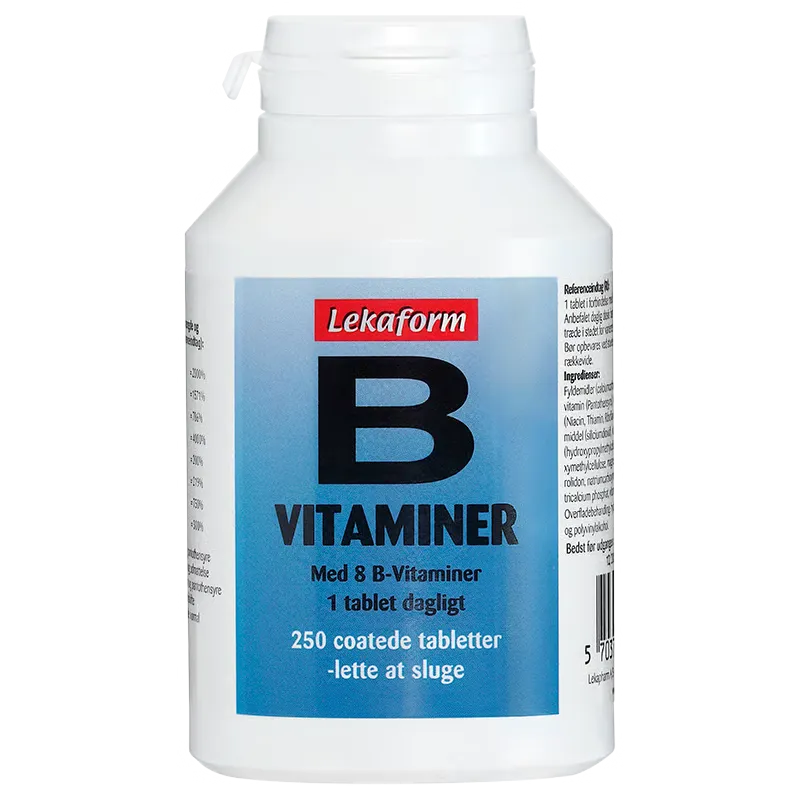 Lekaform B-Vitaminer (250 tabl)