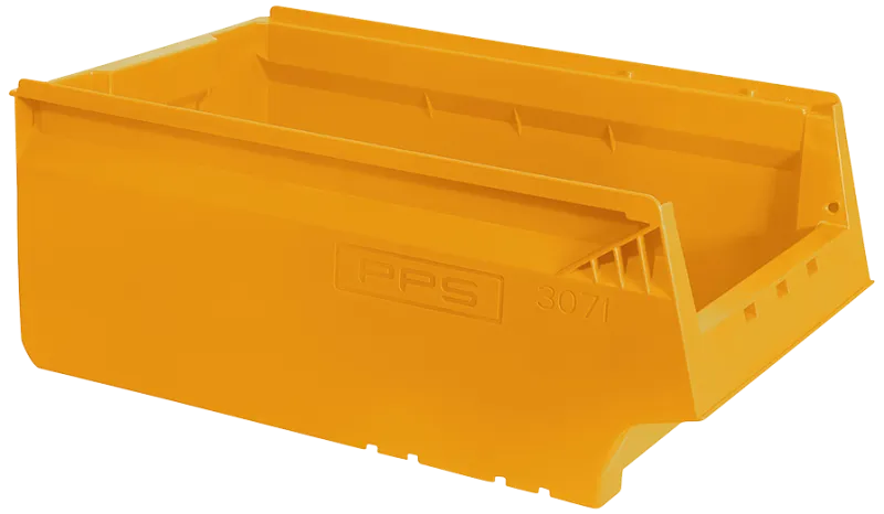 PPS 3071 plukkekasse gul 500×310×200mm 31ltr
