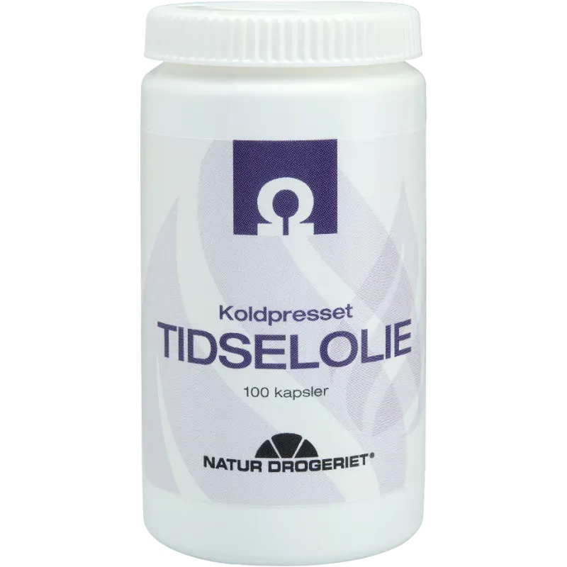 Natur Drogeriet Tidselolie Koldpresset 500 mg (100 kapsler)