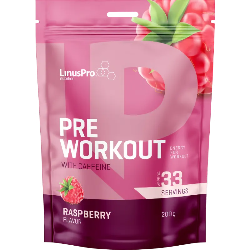 LinusPro Pre Work Out Hindbær (200 g)