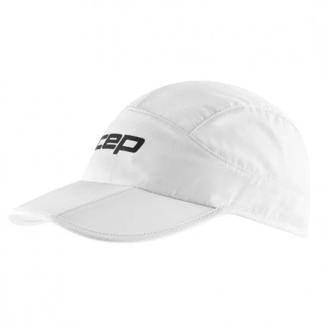CEP Core Run Foldable Cap, løbekasket, hvid