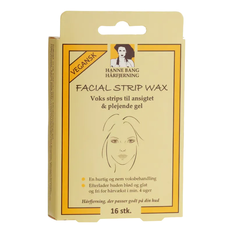 Hanne Bang Facial Strip Wax 16 stk.
