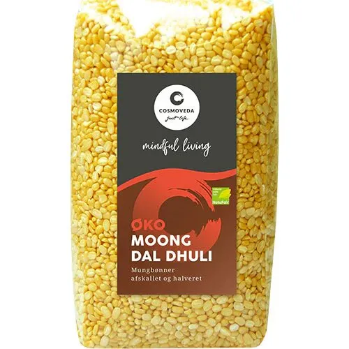 Mung bønner afskallede Øko. - 500 gram