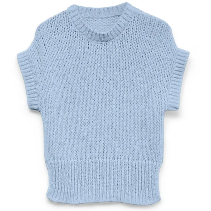 VERO MODA dame pullover VMADA - Cashmere Blue