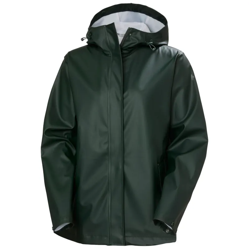 Helly Hansen Moss, regnjakke, dame, grøn