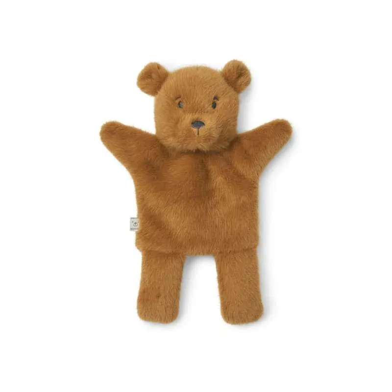 Liewood Honor Hånddukke - Bamse - Golden Caramel