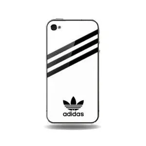 iPhone 4/4S Adidas cover. Hvid.