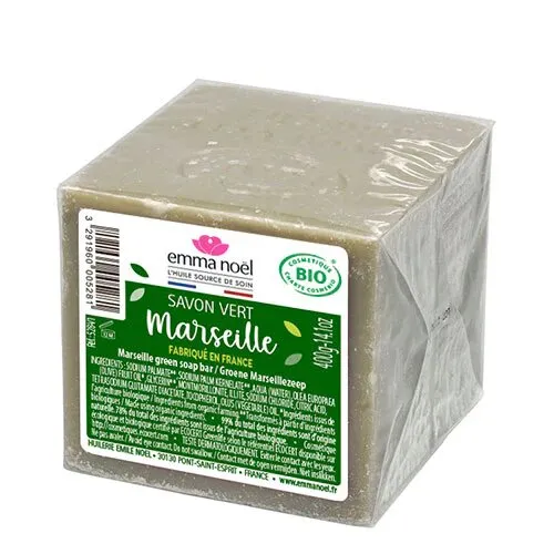 Oliven sæbeblok Marseille - 400 gram