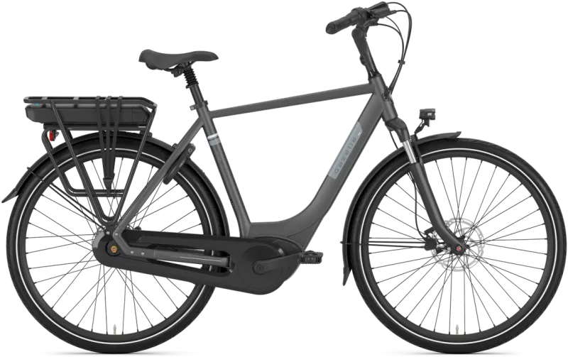 Gazelle Paris C7+ Herre 2026 - Anthracite Grey Mat