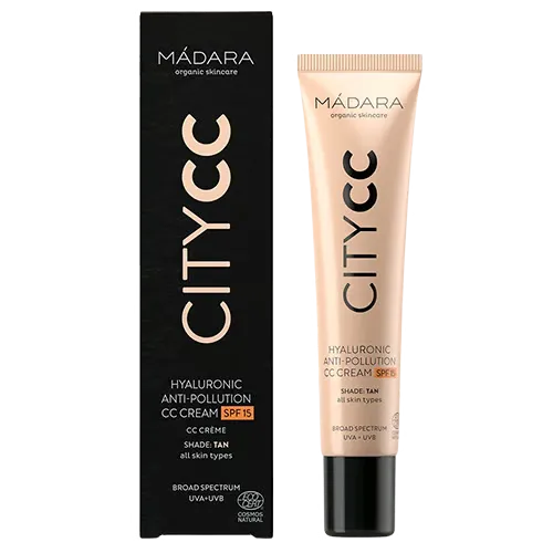 Madara Hyaluronic Anti-Pollution CC Cream SPF15 Tan (40 ml)