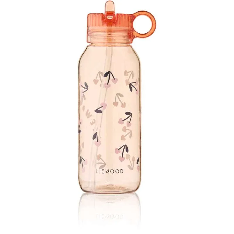 Liewood Yang Drikkedunk - Tritan m. Silikonecover - 500ml - Cherry Heart/Rosey