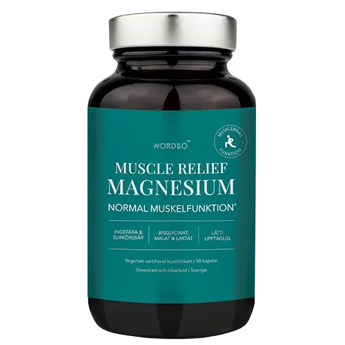 Nordbo Muscle Relief Magnesium (90 kaps)