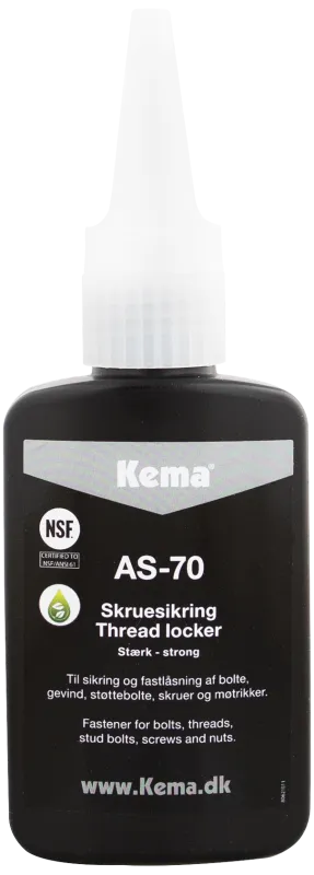 Kema skruesikring stærk AS-70 50ml