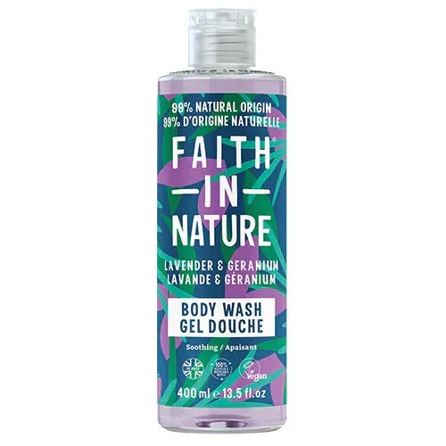 Showergel lavendel Faith in nature - 400 ml.