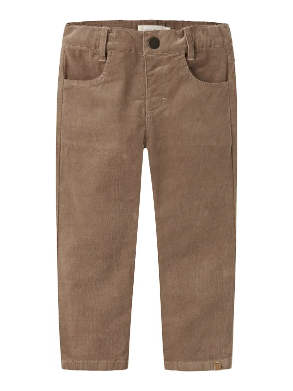 Lil Atelier Ryansomba - Cord Pant - Teak - 92 cm