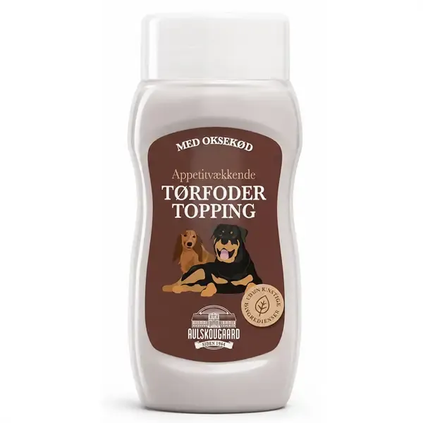 Avlskovgaard tørfoder topping, Okse, 300ml