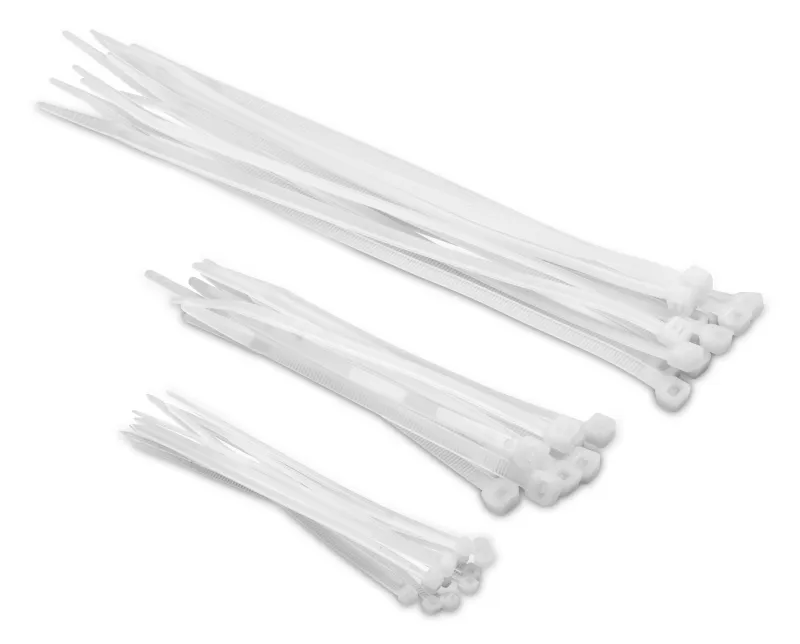 Kabelstrips hvid 5,0 x 190 mm - 50 stk.