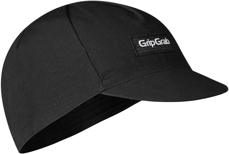 GripGrab Classic Bomulds Cycling Cap - Black