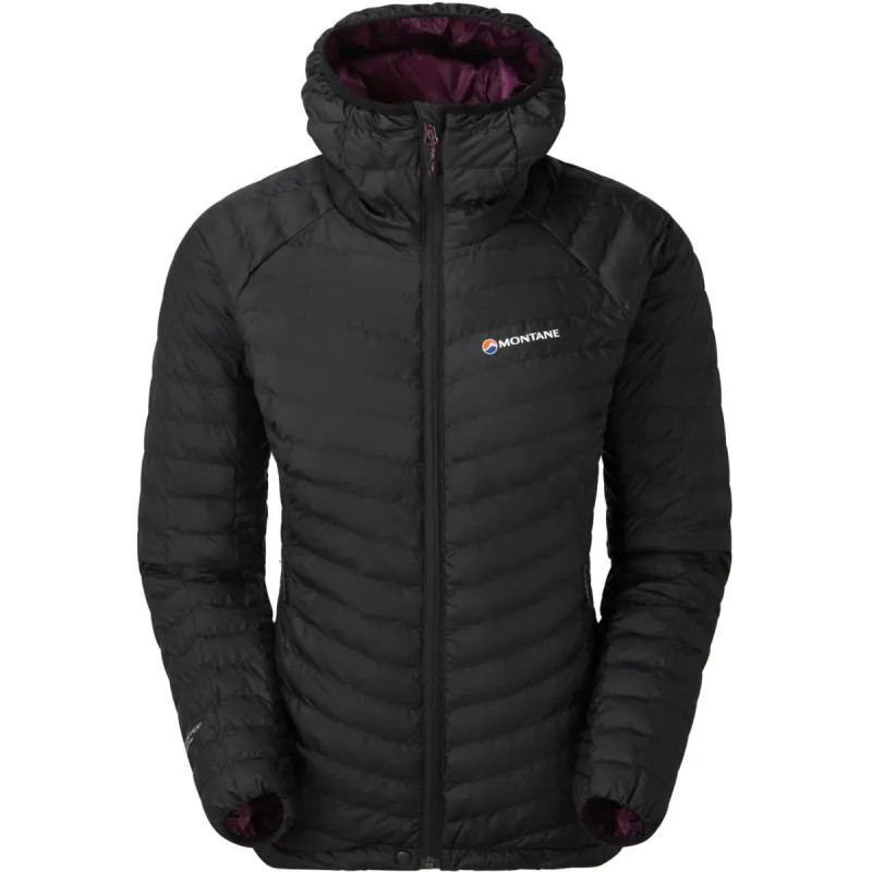 Montane Fem Phoenix Jacket, dunjakke, dame, sort