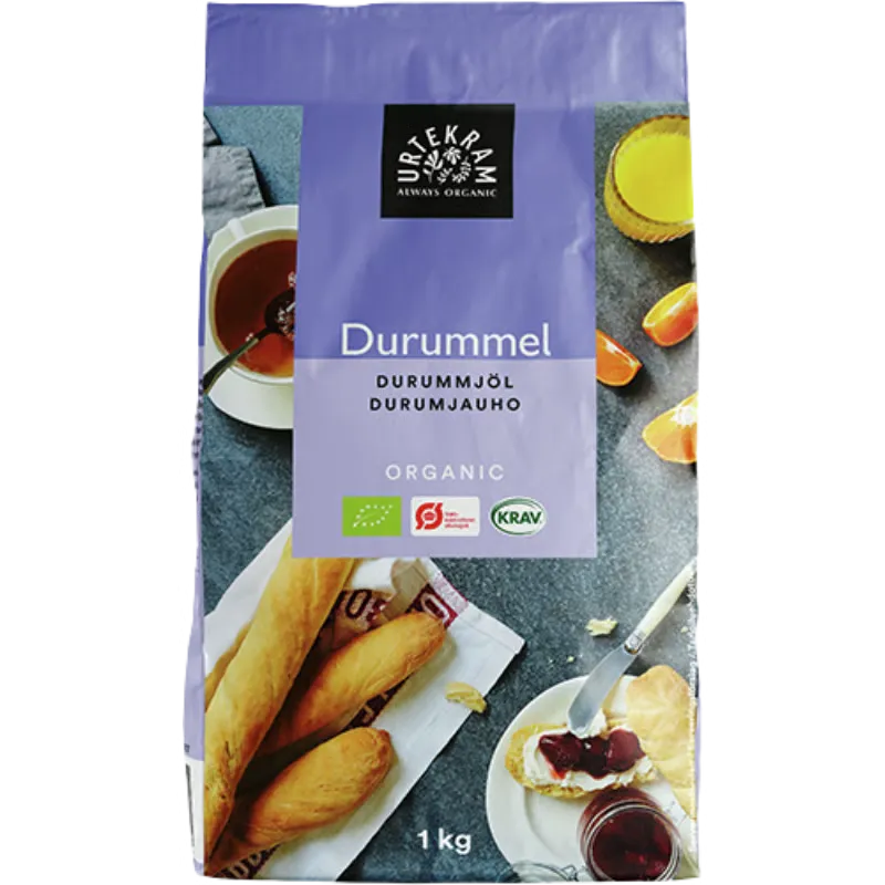 Urtekram Durum hvedemel Ø 1 Kg.
